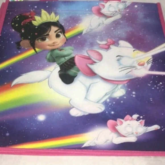 Disney Characters Tote Bag Kids Collection Marie The Aristocats & Vanellope - Picture 1 of 1